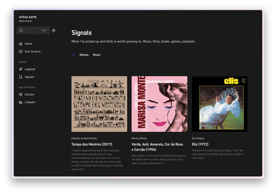 Site update: Signals